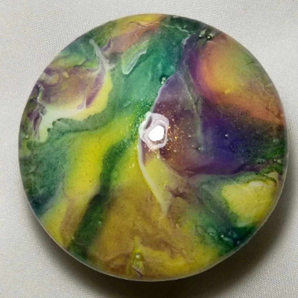 Hand Crafted Cabinet Door Knobs Hand Painted Wooden Resin Furniture Kitchen